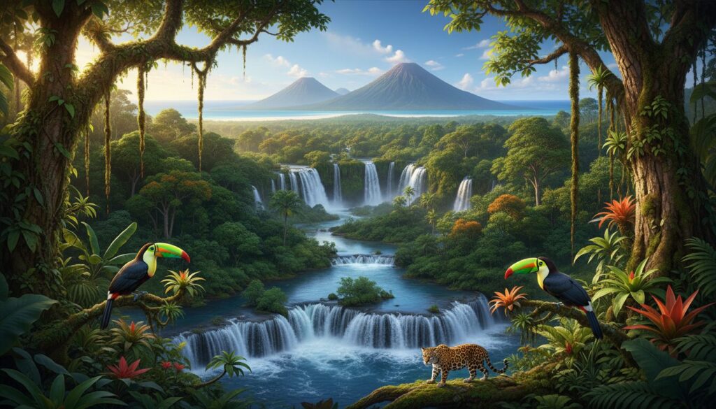 explorez les paysages les plus spectaculaires d'amérique centrale et plongez au cœur de la nature sauvage, des volcans majestueux aux plages paradisiaques.