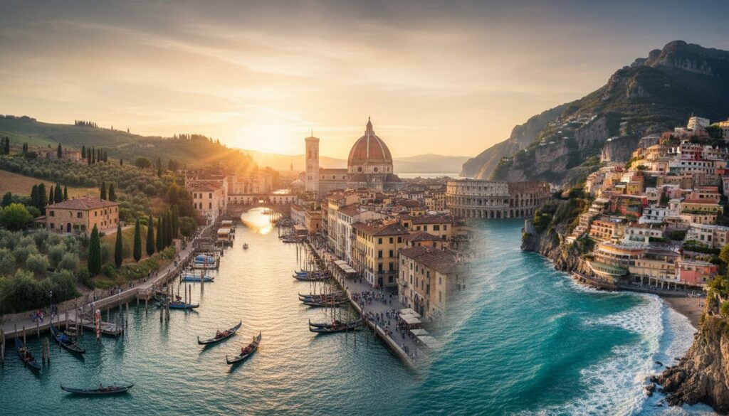 explorez l'italie à travers ses régions emblématiques et ses villes incontournables pour un voyage riche en culture, histoire et paysages magnifiques.