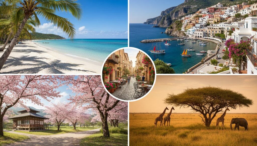 découvrez les meilleures destinations à travers le monde pour profiter d'un climat agréable en mars et planifiez vos prochaines vacances au soleil.
