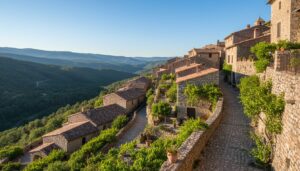 découvrez vézénobres, un village perché au charme authentique, offrant une vue imprenable sur les paysages majestueux des cévennes. une destination idéale pour les amoureux de nature et de patrimoine.